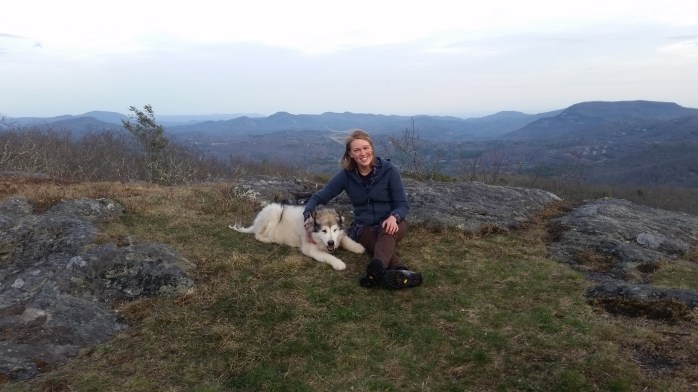 Wiggles and her big pup, Ava.