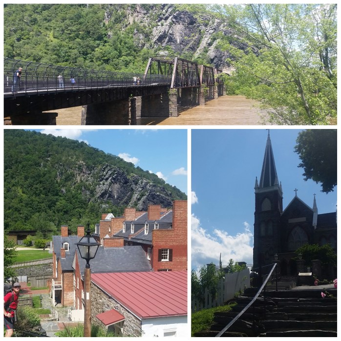 Harpers Ferry, WV. Maryland across the bridge