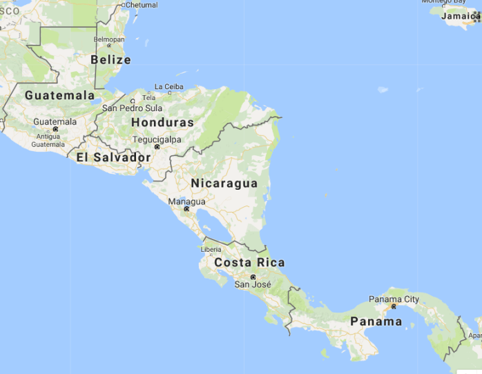 central america map plain_Fotor