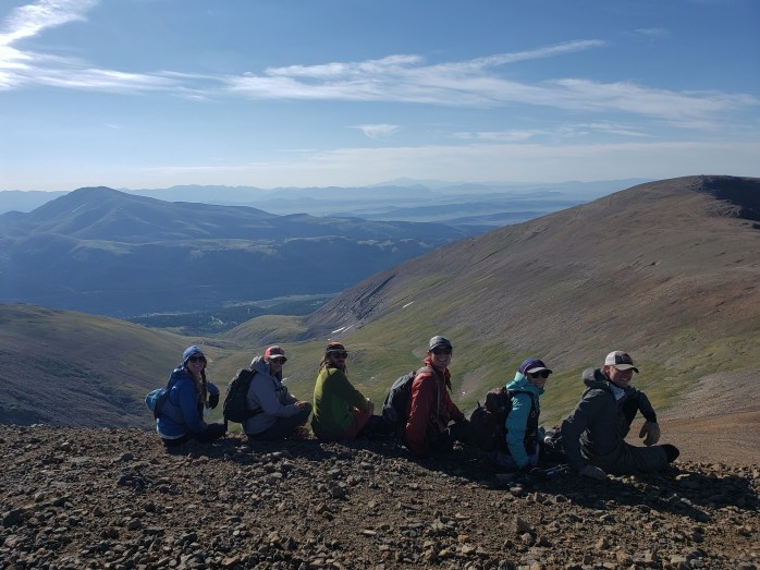 Mount Bross from Mount Cameron