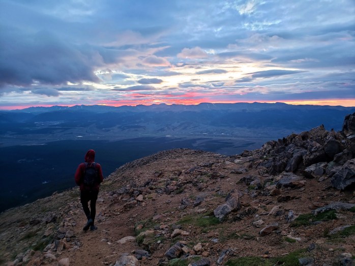 Sunrise from Mount Elbert