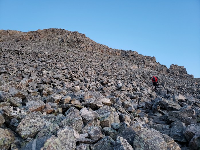 Climbing Missouri Mountain
